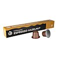 Kaffekapslen Espresso Hazelnut Premium Packung und Kapsel für Nespresso
