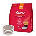 Friele Frokostkaffe Medium Cup Packung und Pods für Senseo