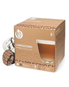 Kaffekapslen Cappuccino package and capsule for Dolce Gusto