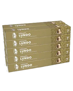 Packung mit 100 Aluminiumkapseln Kaffekapslen Lungo für Nespresso