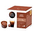 Nescafé Lungo Intenso Packung und Kapsel für Dolce Gusto