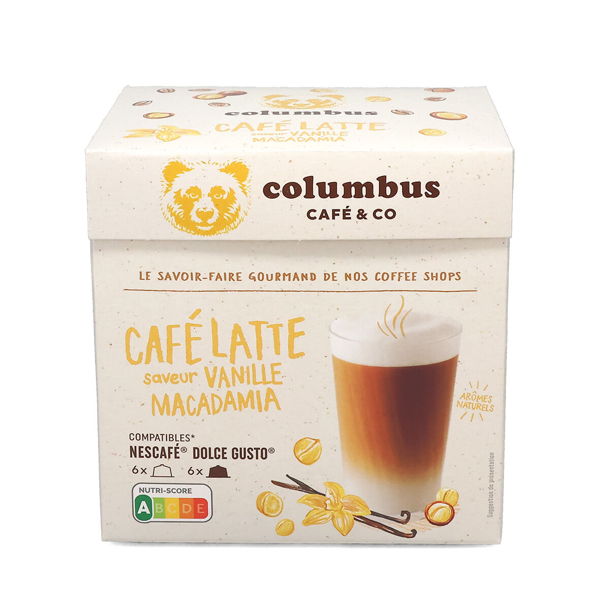 Caff\u00E8\u0020Latte\u0020mit\u0020Vanille\u002DMacadamia\u002DGeschmack\u0020\u002D\u0020Columbus